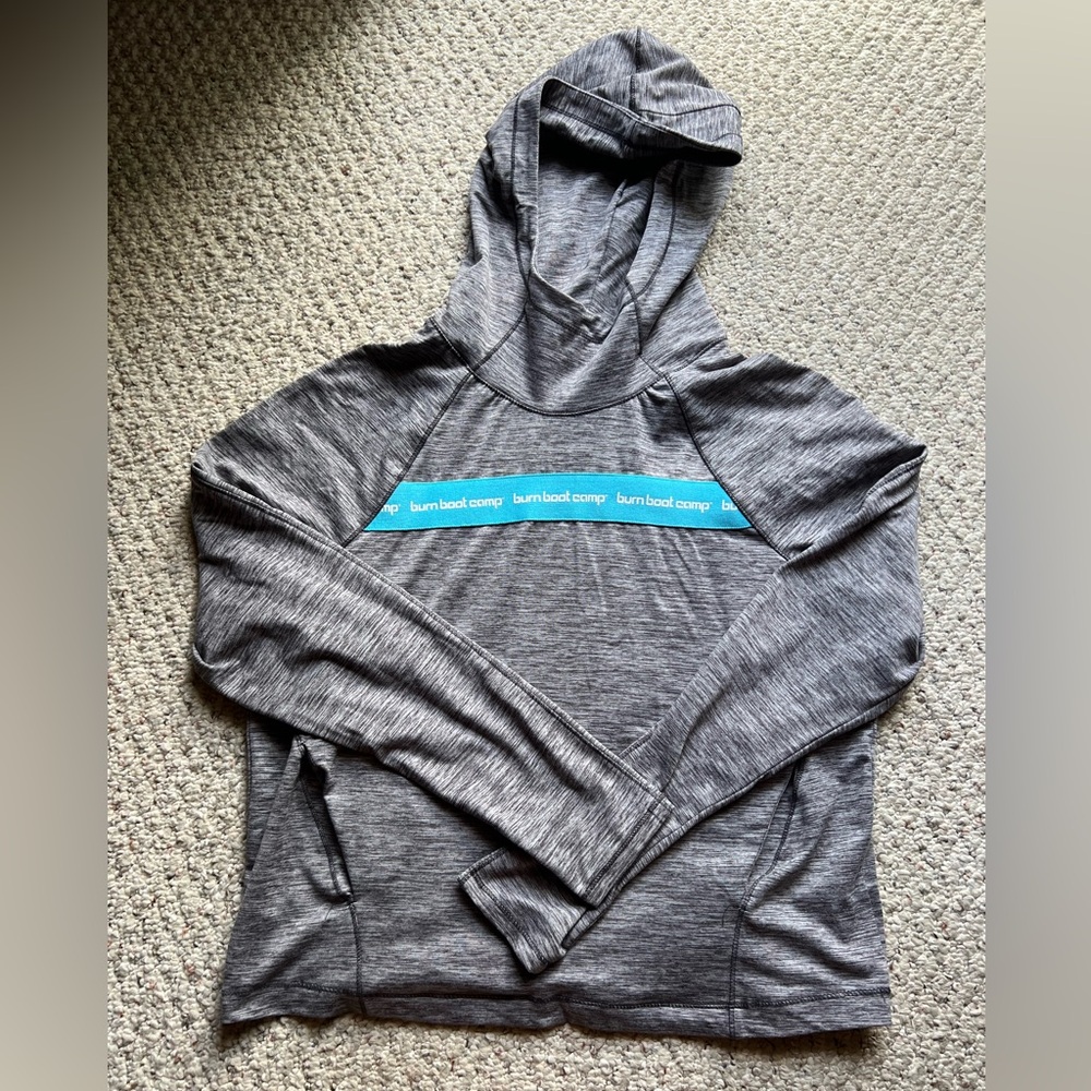 Gray Burn Boot Camp Hoodie